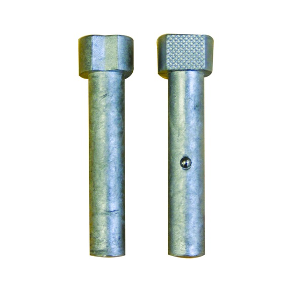 Aluminium round bench hooks (pair) with ball lock (diameter 20 mm) - Plant, workshop equipment (accessories, other)