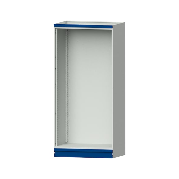 Base cabinet modular cabinet system, model 100, RAL 7035/5010, 999.170.0017 - Workshop cupboard