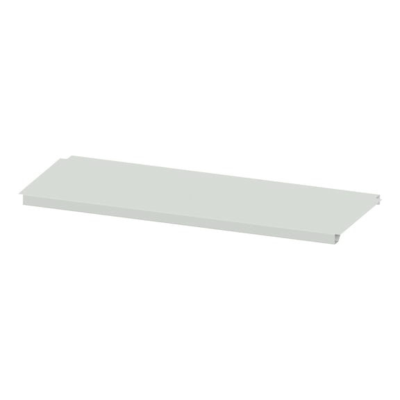Shelf for workbench Depth 500 mm, housing colour RAL 7035 Panel length 4050 mm - Plant, workshop equipment (accessories, other)