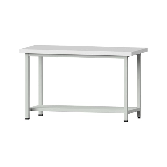 Work table, model 51, KSP 50 mm, RAL 7035, 900 x 1500 x 700 mm - Working table 1500 mm static