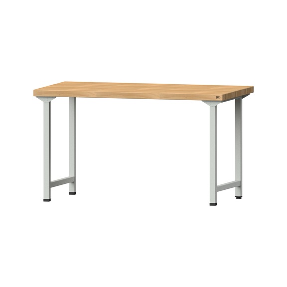 Work table, model 150, BMP 50 mm, RAL 7035, 850 x 1500 x 800 mm - Working table 1500 mm static