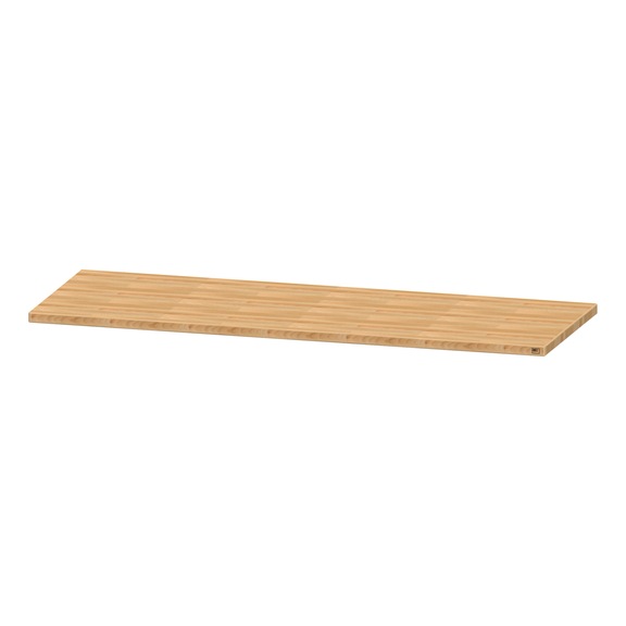 Worktop, solid beech panel, oiled, 40 mm, 2000 x 700 x 40 mm - Workshop bench plate