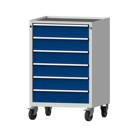 Mehrpreis für Fahreinrichtung mit 4 Lenkrollen für Schubladenschrank V 760 - Betriebsausstattung, Werkstatteinrichtung (Zubehör, Sonstiges)