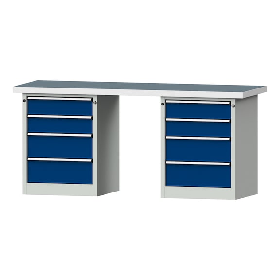 Combination workbench V/T-BL2000mm-2 blocks Model 840 UBP 50 mm 7035/5010 900x2000x700 - Combination workbench 2000 mm models 821 VH - 850 VH