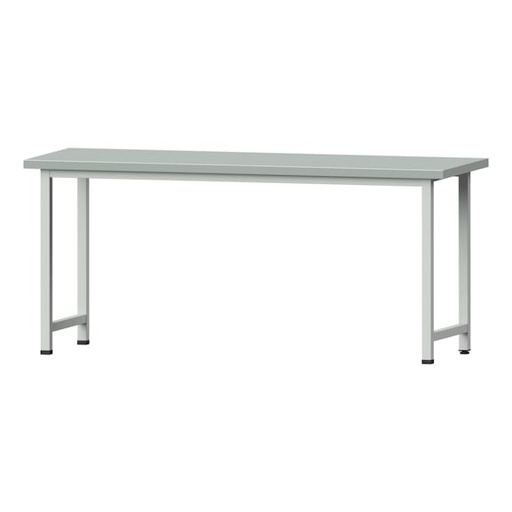 Work table, model 70, ZBP 40 mm, RAL 7035, 890 x 2000 x 700 mm - Working table 2000 mm static