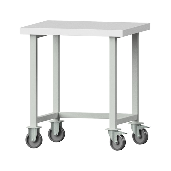 Work table, model 20, KSP 50 mm, RAL 7035, 900 x 800 x 700 mm - Working table 800 mm movable