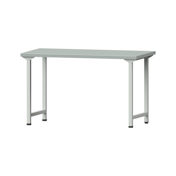 Work table, model 150, ZBP 40 mm, RAL 7035, 890 x 1500 x 800 mm - Working table 1500 mm static