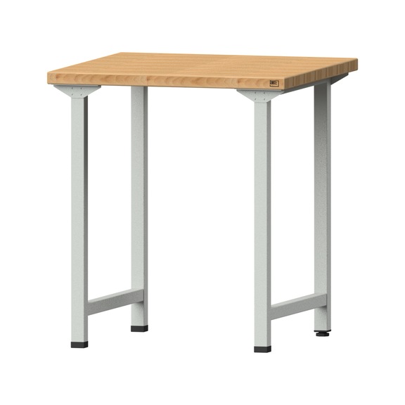 Work table, model 110, BMP 40 mm, RAL 7035, 890 x 800 x 800 mm - Working table 800 mm static