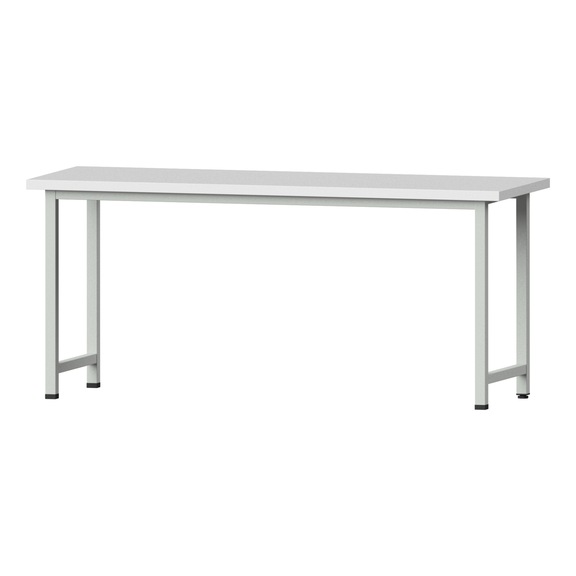Work table, model 70, KSP 40 mm, RAL 7035, 890 x 2000 x 700 mm - Working table 2000 mm static