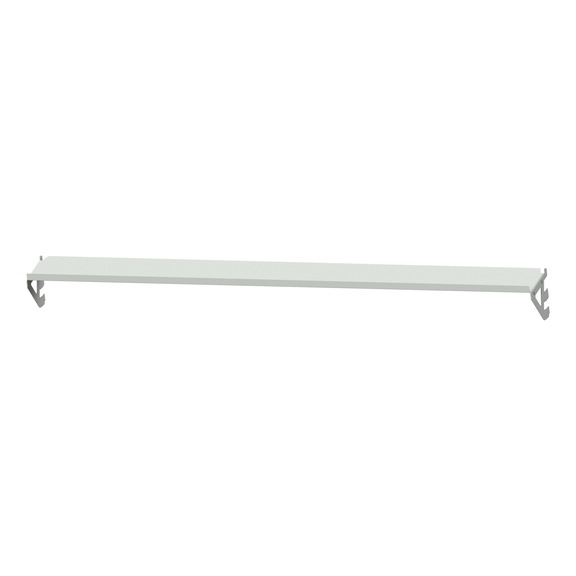 Shelf system structure, colour RAL 7035, depth 160, AM 1441 - Component for hole plate board system (other)