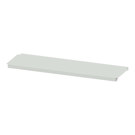 Shelf for workbench Depth 400 mm, housing colour RAL 7035 Panel length 4050 mm - Plant, workshop equipment (accessories, other)