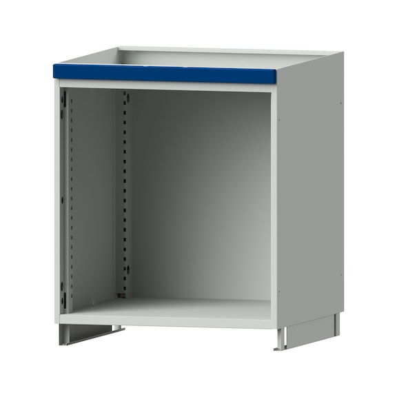 Aufsatzschrank modulares Schranksystem, Modell 300, RAL 7035/5010, 999.172.0001 - Werkstattschrank