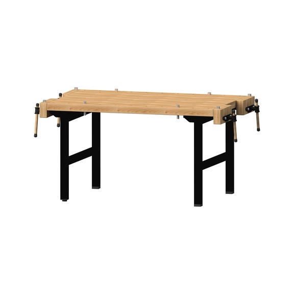 Universal table model 532, 4 workstations, 850 x 1500 x 1000 mm - Universal workbench