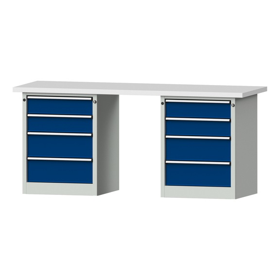 Combination workbench V/T-BL2000mm-2 blocks Model 840 KSP 40 mm 7035/5010 890x2000x700 - Combination workbench 2000 mm models 821 VH - 850 VH