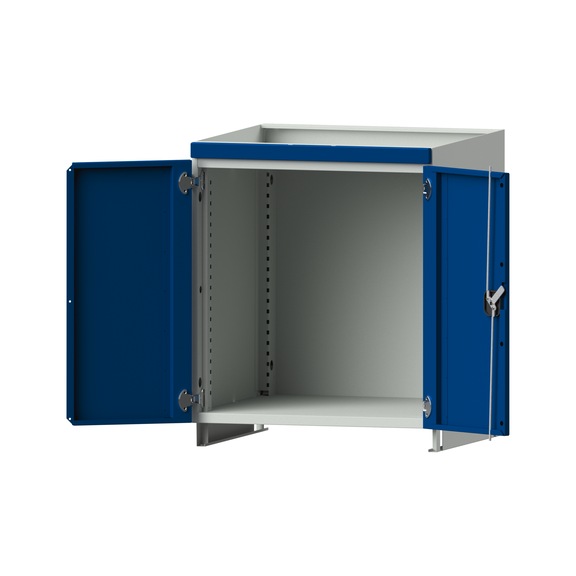 Modular cabinet system, model 300, RAL 7035/5010, 999.172.0002 - Workshop cupboard