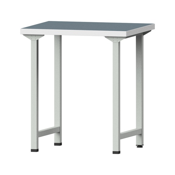 Work table, model 10, UBP 40 mm, RAL 7035, 890 x 800 x 700 mm - Working table 800 mm static