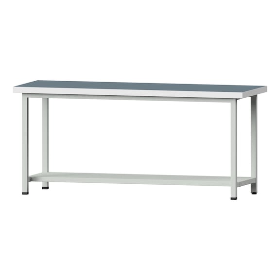 Work table, model 71, UBP 50 mm, RAL 7035, 900 x 2000 x 700 mm - Working table 2000 mm static