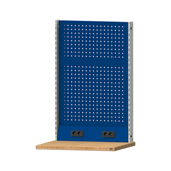 Basic structure System structure, height 1200, RAL 7035/RAL 5010, AM 764, 999.200.0147 - Workbench (system workstation, workshop, other)