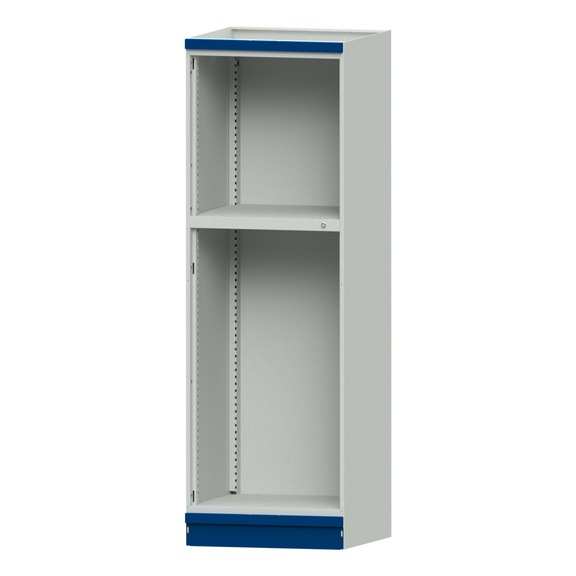 Base cabinet modular cabinet system, model 103, RAL 7035/5010, 999.170.0007 - Workshop cupboard