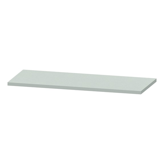 Worktop, galvanised sheet steel covering 50 mm, 2000 x 800 x 50 mm - Workshop bench plate