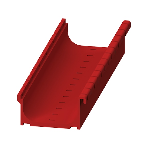 Medium trough for trough plate, 1 trough (49 mm) - Drawer organ. Material (workshop equipment, parts)