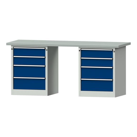 Combination workbench V/T-BL2000mm-2 blocks Model 840 ZBP 40 mm 7035/5010 890x2000x700 - Combination workbench 2000 mm models 821 VH - 850 VH