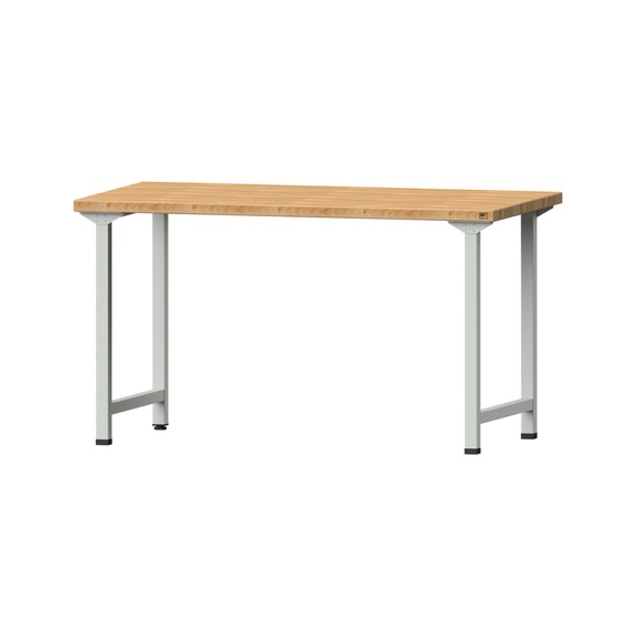 Work table, model 150, BMP 40 mm, RAL 7035, 840 x 1500 x 800 mm - Working table 1500 mm static