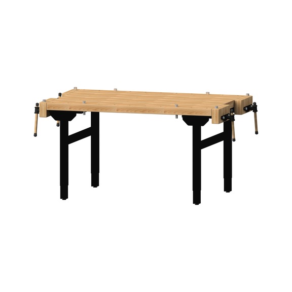 Universal table model 532, 4 workstations, 850 x 1500 x 1000 mm - Universal workbench