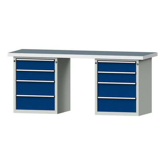 Combination workbench V/T-BL2000mm-2 blocks Model 840 UBP 50 mm 7035/5010 850x2000x700 - Combination workbench 2000 mm models 821 VH - 850 VH