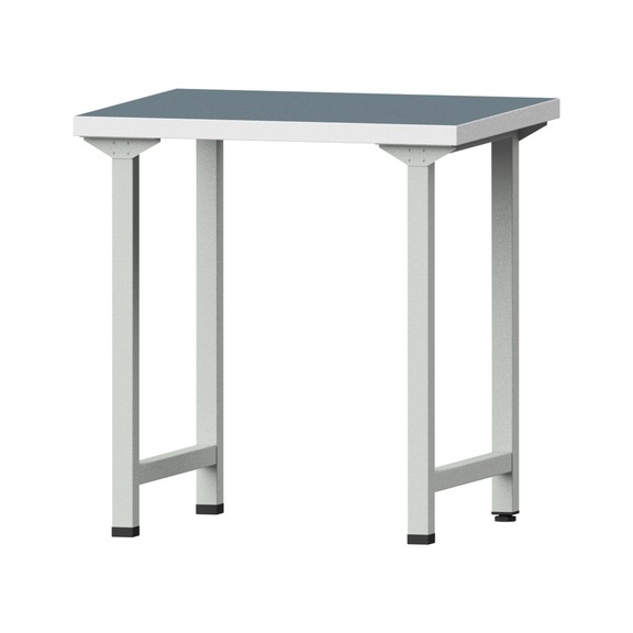 Work table, model 10, UBP 40 mm, RAL 7035, 840 x 800 x 700 mm - Working table 800 mm static
