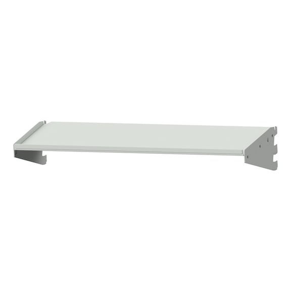 Shelf system structure, colour RAL 7035, depth 450, AM 764 - Component for hole plate board system (other)