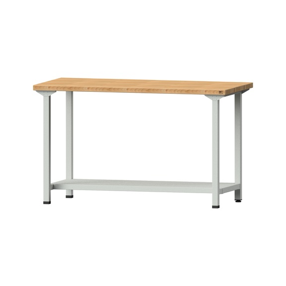 Work table, model 51, BMP 40 mm, RAL 7035, 890 x 1500 x 700 mm - Working table 1500 mm static