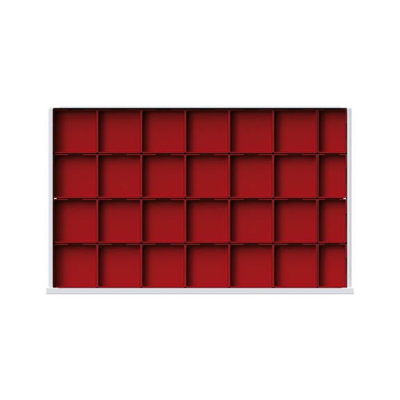 Small parts boxes for heavy-duty cabinet without centre panel 1085 x 690 x 1950 mm, 903.234 - Drawer organ. Material (workshop equipment, parts)