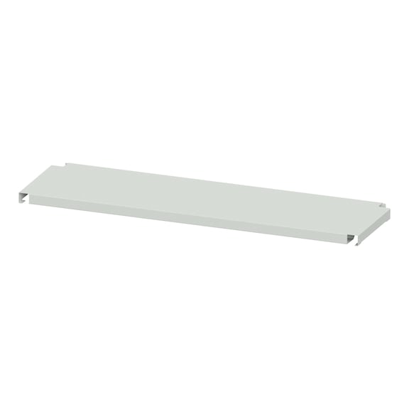 Shelf for workbench Depth 400 mm, housing colour RAL 7035 Panel length 1500 mm - Plant, workshop equipment (accessories, other)