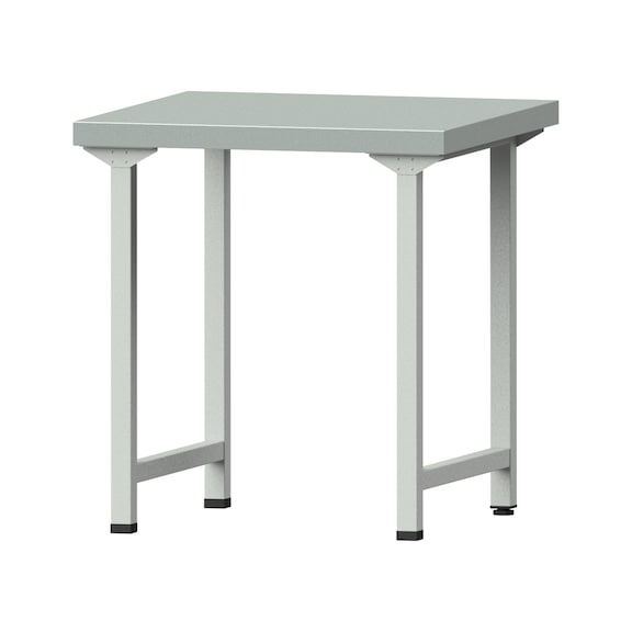 Work table, model 110, ZBP 50 mm, RAL 7035, 850 x 800 x 800 mm - Working table 800 mm static
