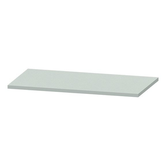 Worktop, galvanised sheet steel covering 40 mm, 1500 x 800 x 40 mm - Workshop bench plate
