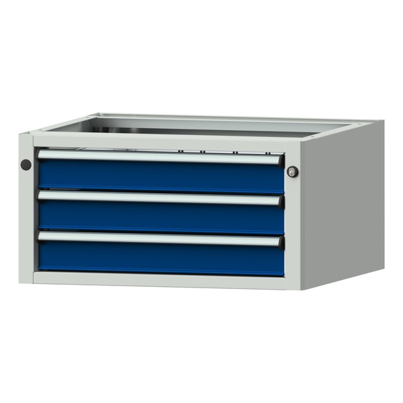 Unterbauschrank V/T - BL, Modell 904, RAL 7035/RAL 5010 - Unterbauschrank für Werkbank