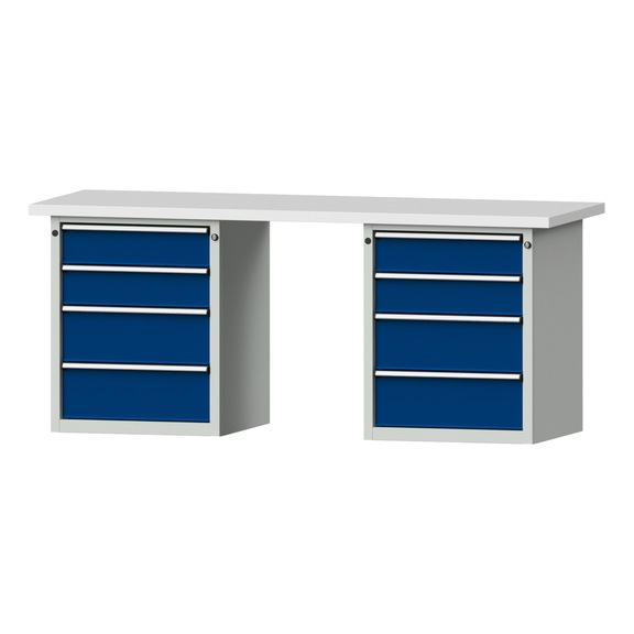 Combination workbench V/T-BL2000mm-2 blocks Model 840 KSP 40 mm 7035/5010 840x2000x700 - Combination workbench 2000 mm models 821 VH - 850 VH