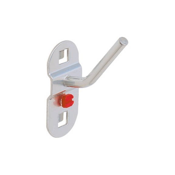 Schräghaken für Nüsse und Steckschlüssel, Länge 14/40 mm - Komponente für Lochplattensystem (Sonstige)