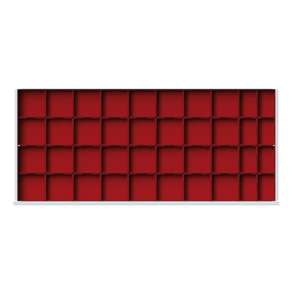 Kleinteilekästen für Schwerlastschrank ohne Mittelwand 1485x690x1950 mm, 903.235 - Schubladenorganisationsmaterial (Werkstatteinrichtung, Teile)