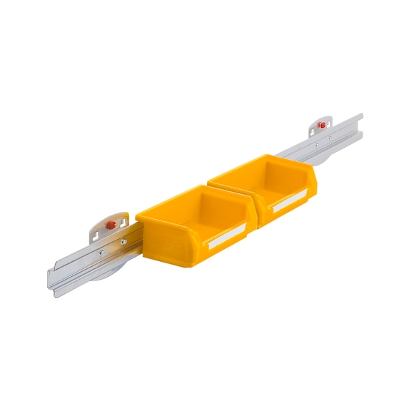 5-compartment storage bin holder for bin size SB 6, No. 4042.00.0701 - Clear stock box (workshop)