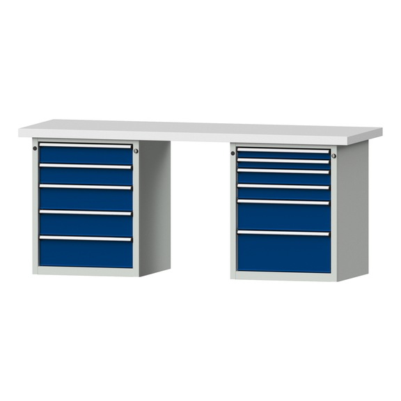 Combination workbench V/T-BL2000mm-2 blocks Model 841 KSP 50 mm 7035/5010 850x2000x700 - Combination workbench 2000 mm models 821 VH - 850 VH