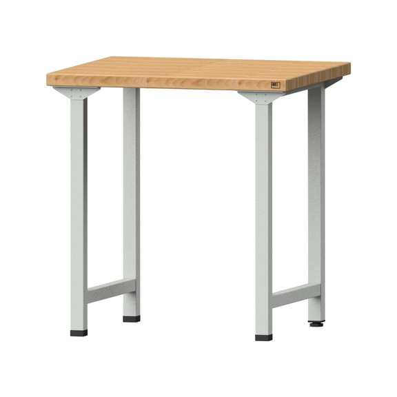 Work table, model 10, BMP 40 mm, RAL 7035, 840 x 800 x 700 mm - Working table 800 mm static