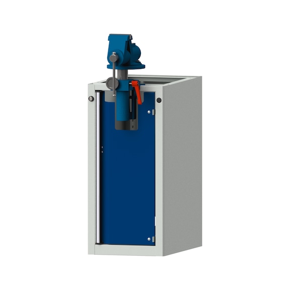 Vise base cabinet with door 800 x 380 x 615 mm - Workshop cupboard