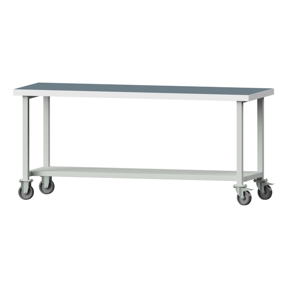 Work table, model 81, UBP 50 mm, RAL 7035, 900 x 2000 x 700 mm - Working table 2000 mm movable