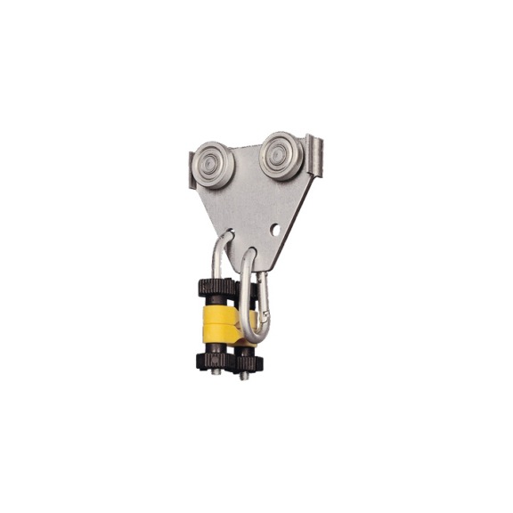 Equipment trolley in single design, universal design with carabiner holder - 