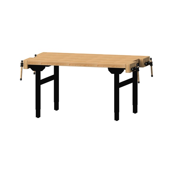 Universal table model 533, 4 workstations, 850 x 1500 x 1000 mm - Universal workbench