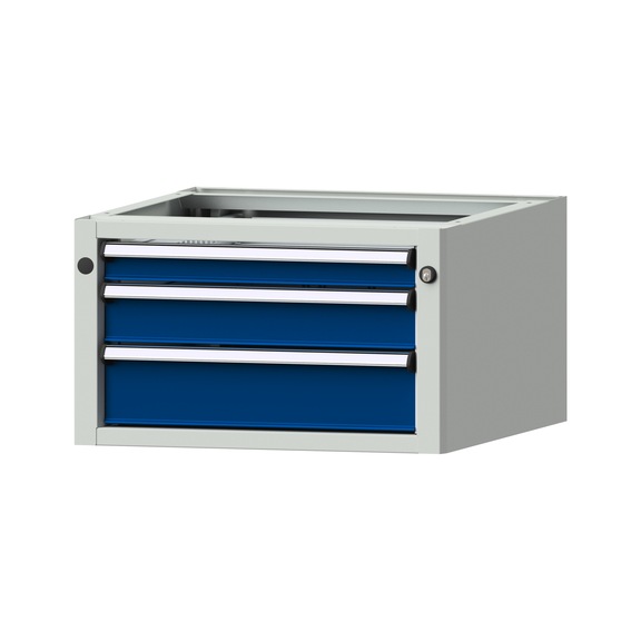 Base cabinet V/T - KS, model 905, RAL 7035/RAL 5010 - Base cabinet for workbench (workshop)