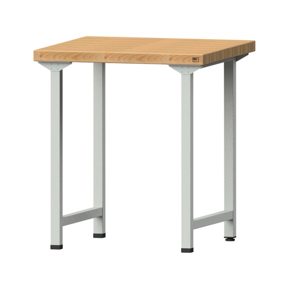Work table, model 110, BMP 50 mm, RAL 7035, 900 x 800 x 800 mm - Working table 800 mm static