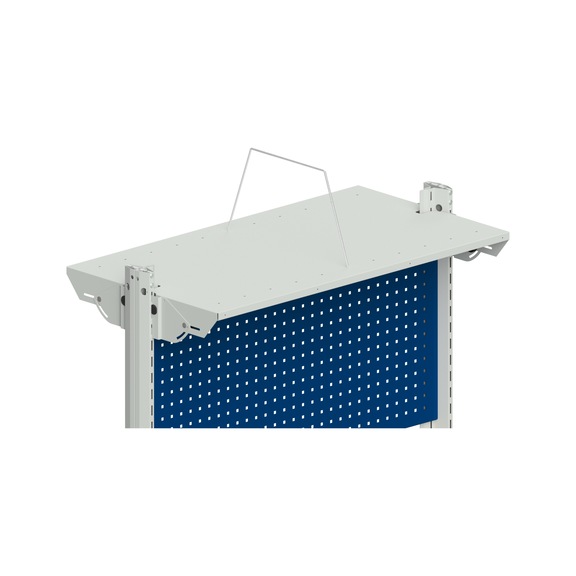 Ablageboden Packstation Systemaufbau, Farbe RAL 7035, AM 1211 - Komponente für Lochplattensystem (Sonstige)